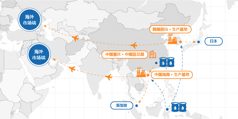全球业务布局地图